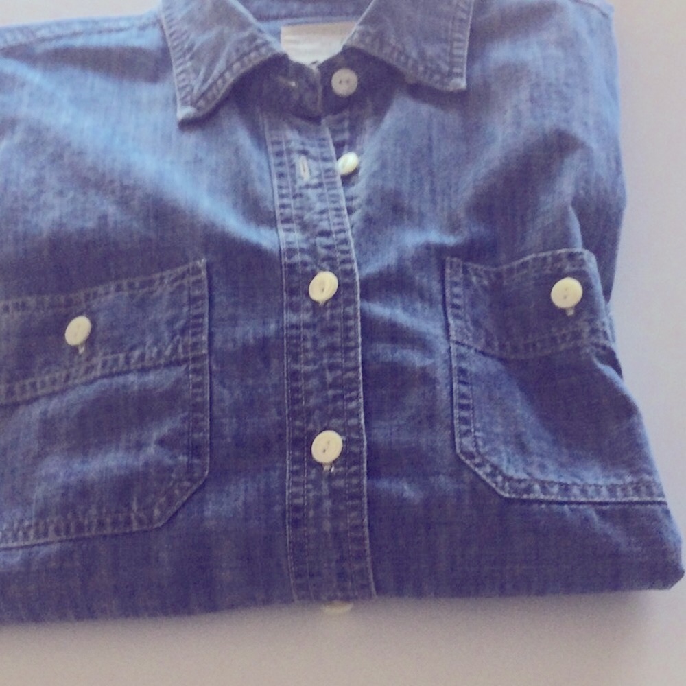 J. Crew light denim shirt